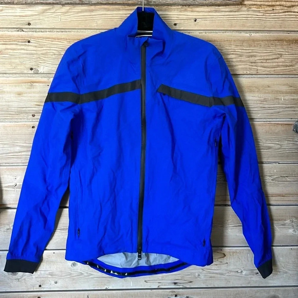 Aether Men’s Technical Waterproof Windbreaker Blue Cycling Jacket 0 X-Small - Picture 2 of 12